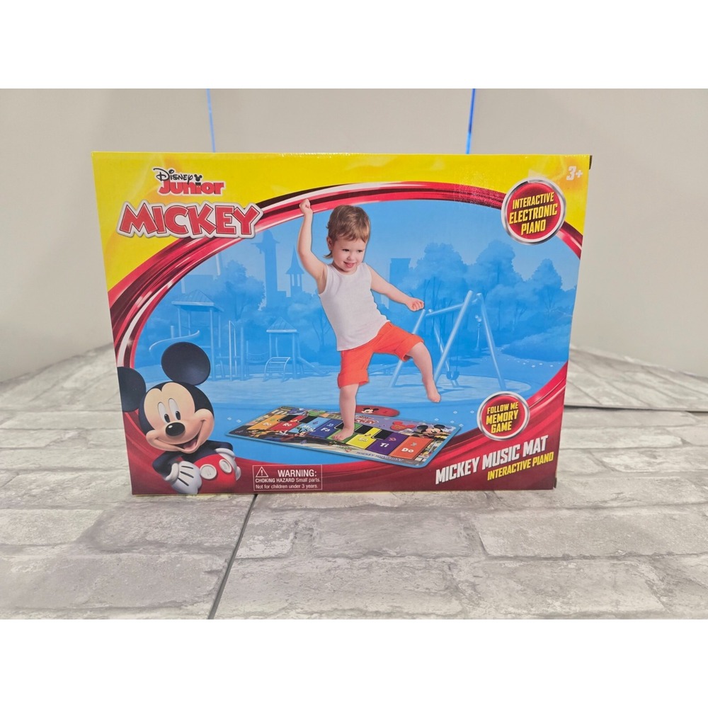 New Disney Junior Mickey Mouse Music Mat Interactive Floor Piano Kids Toddler